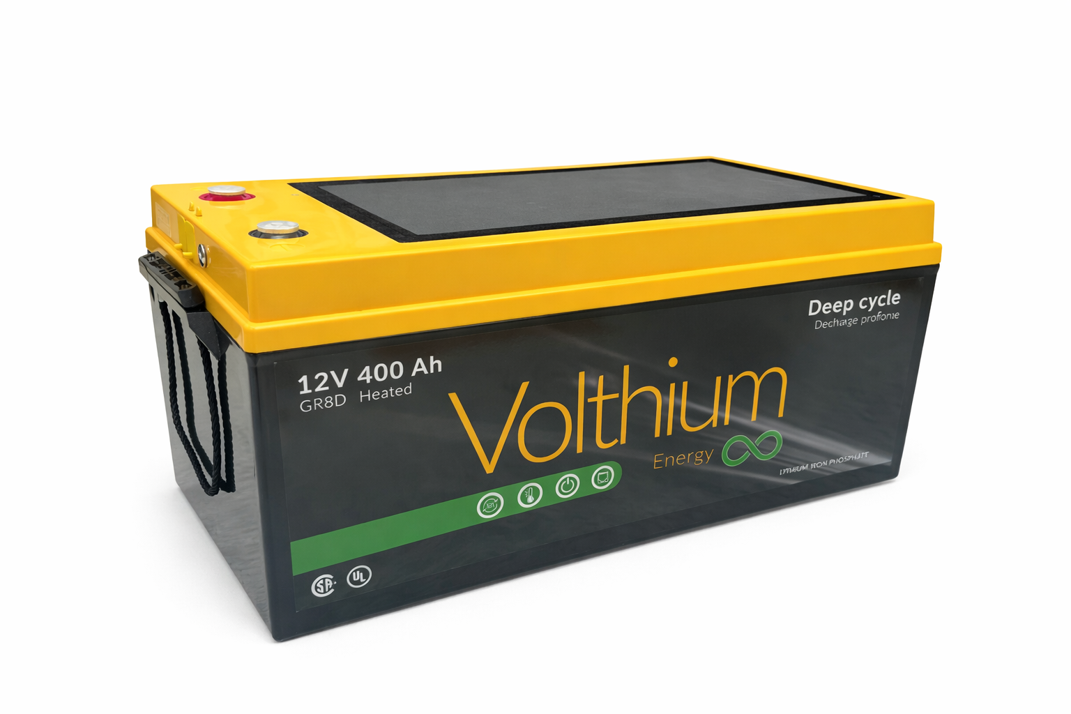 Volthium 12.8V-400Ah Lithium-Self-Heating - Battery World Vancouver 