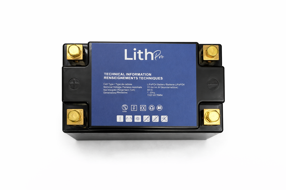 YTX9-BS Lithium (LFP461-6) - Battery World Vancouver 