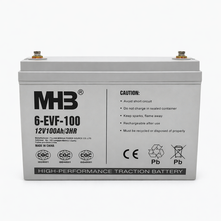 6-EVF-100 Deep Cycle EV Battery (12V 100Ah) - Battery World Vancouver 