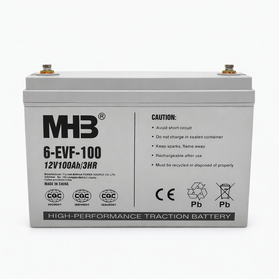 6-EVF-100 Deep Cycle EV Battery (12V 100Ah) - Battery World Vancouver 