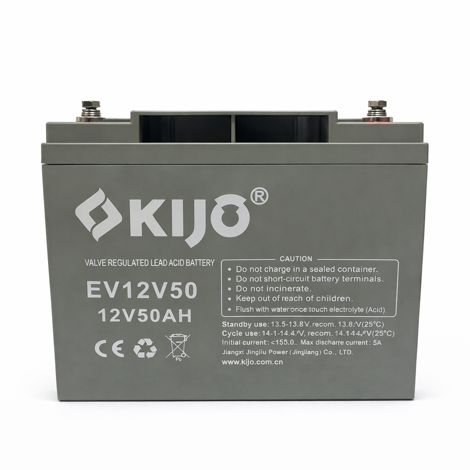 12Volts-50Ah Deep Cycle Battery(EV) - Battery World Vancouver 