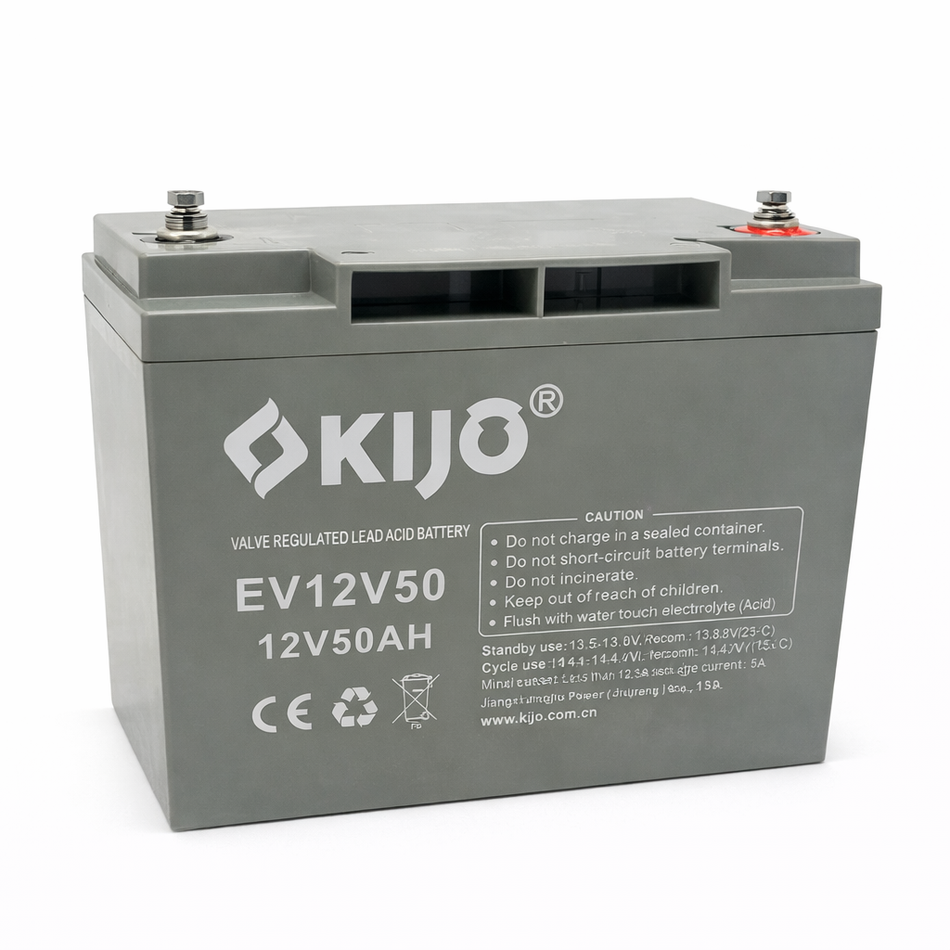 12Volts-50Ah Deep Cycle Battery(EV) - Battery World Vancouver 