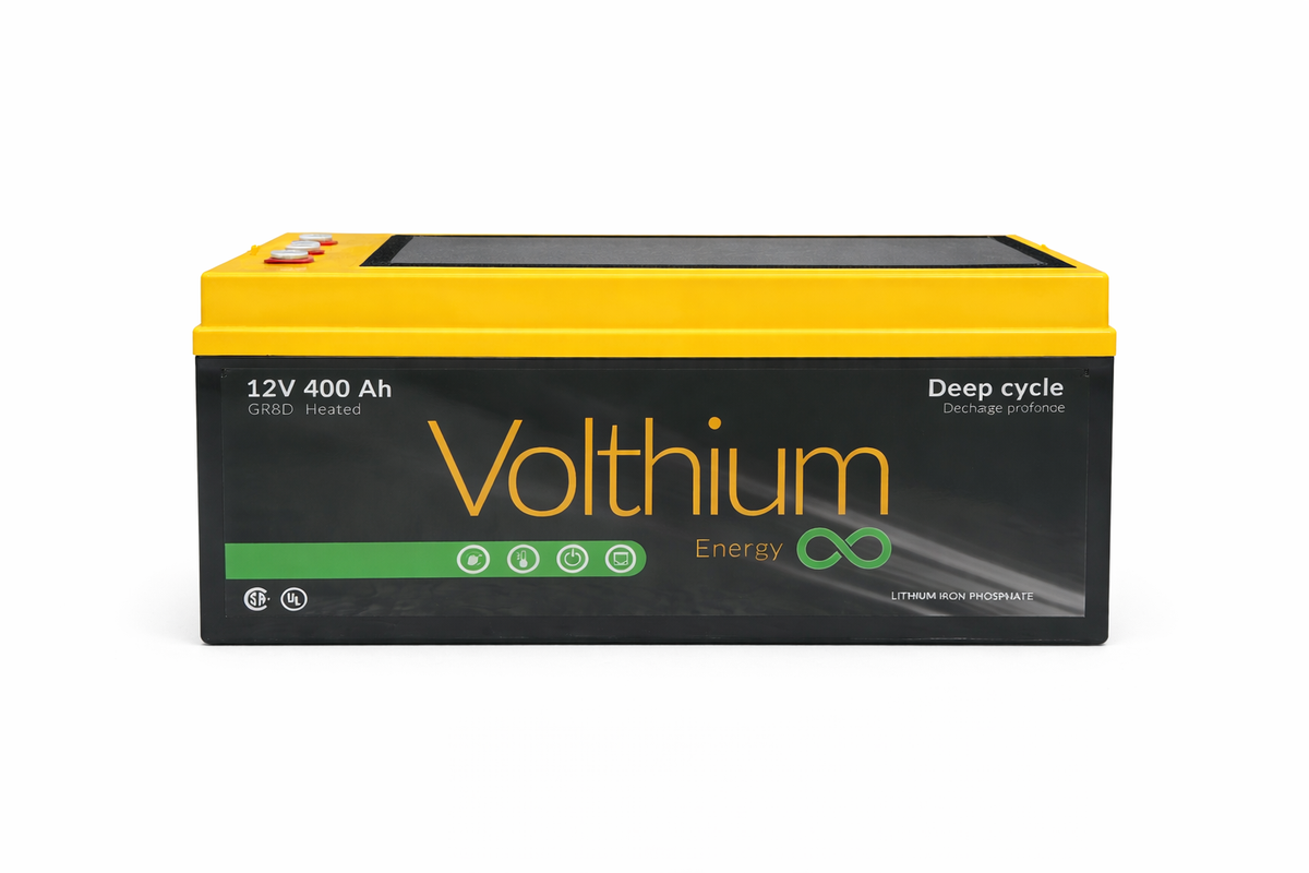 Volthium 12.8V-400Ah Lithium-Self-Heating - Battery World Vancouver 