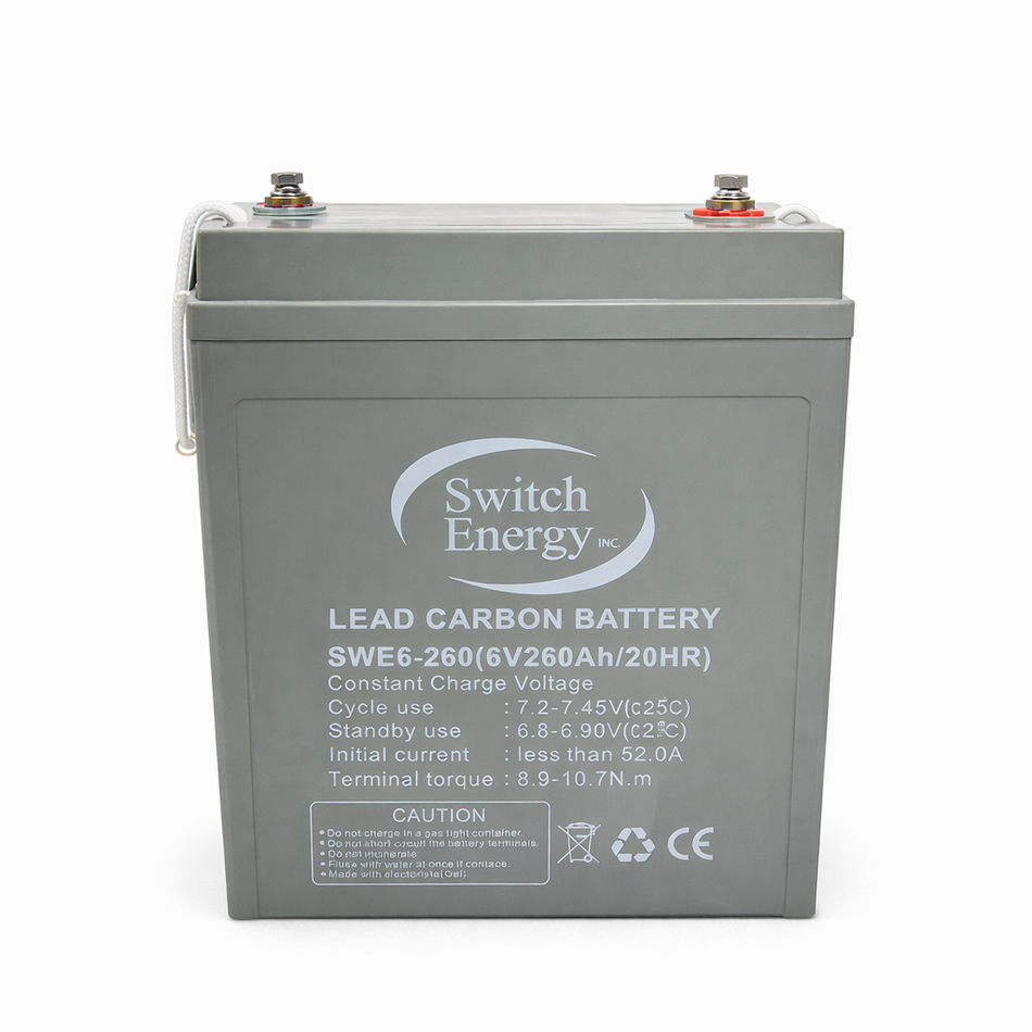 6Volts-260Ah Lead Carbon Battery SWE6-260 - Battery World Vancouver 
