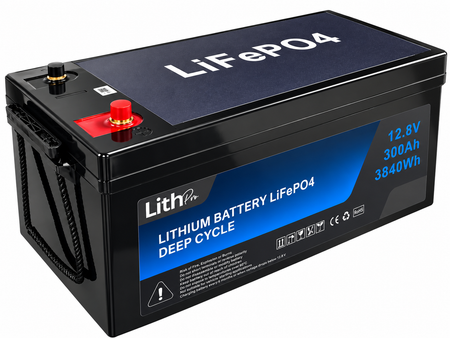 12.8V 300Ah LiFePO₄ Deep Cycle Lithium Battery - Battery World Vancouver 